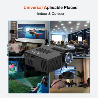 High Quality UC28 PRO Mini Portable HD Projector Home Cinema (7)
