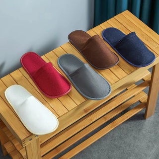 1Pair Hotel Travel Spa Disposable Slippers Home Guest Thicken Slippers Non-Slip/C07045