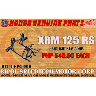 XRM 125 RS HEADLIGHT STAY COMP GENUINE (61311-KPG-960)