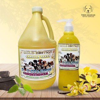 Dog Shampoo + Conditioner with Madre de Cacao & Guava Extract Vanilla Scent with Real Oats