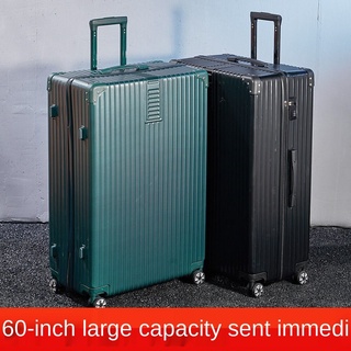 Oversized Luggage Men's Large Capacity 50 Strong Durable 60 Extra Large Women's Travel Trolley Password Leather Suitcase 28-Inch