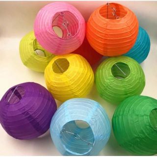 Paper lantern 20cm / 8inches assorted colors