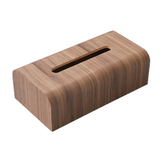 Joy Wooden Tissue Box with Removable Lid Luxury Paper Holder Napkins Case Storage