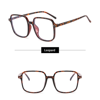 Ins Trendy Eyeglasses Women Men Oversized Square Glasses Frame Anti Blue Ray Computer Glasses (9)