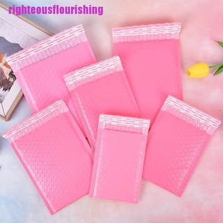 Righteousflourishing 10x Pink Bubble Bag Mailer Plastic Padded Envelope Shipping Bag Packaging