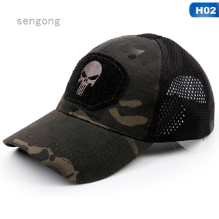 Sengong Camouflage Baseball Cap Military Fan Tactical Cap Outdoor Sun Hat Baseball Cap Operators Hat Airsoft Camo Camouflage Cap