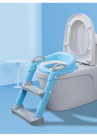 Folding Infant Potty Seat Urinal Chair with Step Stool Ladder for Baby Toddlers Safe Toilet Potties