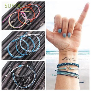 3PCS Friendship Handmade Weave Multi-layer Wave Bracelets
