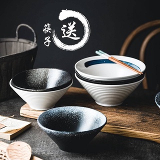Japanese-style ramen bowl, home ceramic bowl