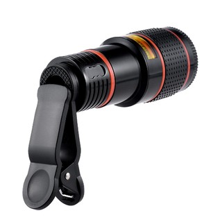 Universal 8X Zoom Mobile Phone Clip-on Camera Lens