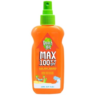 beauty☎๑✜Beach Hut Sunblock MAX SPF 100 ++ Clear Spray Body Sunscreen 150mL