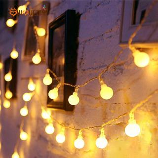 [HL] 1.5M,3M,4M,5M LED Globe String Lights / Battery Operated Copper Wire Starry Fairy Lights / Waterproof String Lamp Suitable Indoor Outdoor / Decoration Night Light Perfect For Bedroom,Christmas,Ramadan,Parties,Wedding,Birthday,Kids Room,Patio,Window