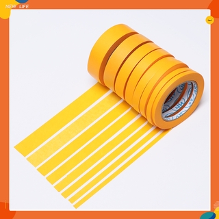 【Wholesale Price】1 Pc Yellow Textured Paper/ Masking Tape/painter Tape/paper Tape/paint Tape/tape Paper/makeup Tape/anti-fouling Paper Tape /Masking Tape Single Side Tape Adhesive Crepe Paper For Oil Painting Painter Decor