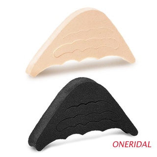 ONERI 2Pcs/Pair Women High Heel Half Forefoot Insert Toe Plug Cushion Pain Relief Protector Big Shoes Toe Front Filler Adjustment With Hole