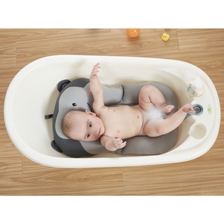 【In stock】Baby Monkey Baby Bath Mat Baby Bath Mat Net Pocket Non-Slip Newborn Bath Bed