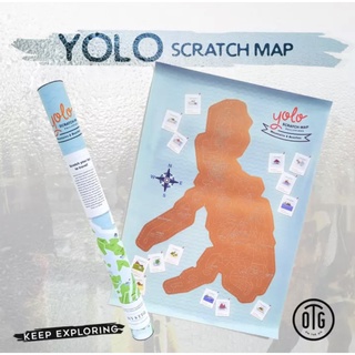Retailmnl YOLO Mountains and Beaches Philippine Scratch Map