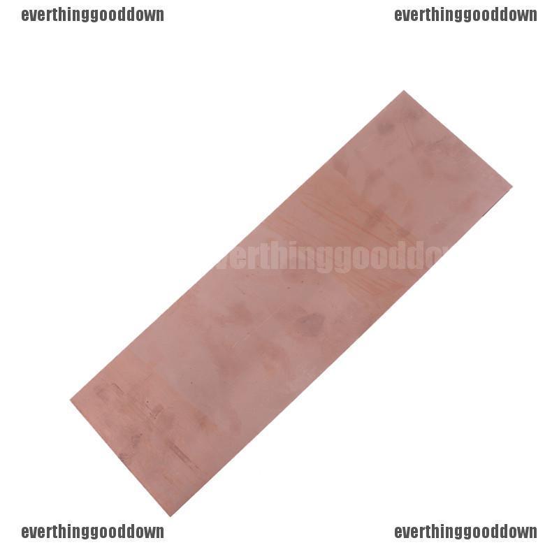 99.9% Pure Copper Cu Metal Sheet Plate 0.5mm*300mm *100mm