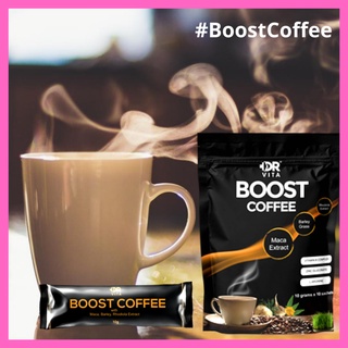 (1 Pouch) Dr.Vita Maca Boost Coffee Mood, Energy Booster and Sexual Enhancer With Vitamin B-Complex