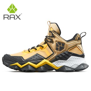 Rax Men Waterproof Hiking Shoes Breathable Hiking Boots Outdoor Trekking Boots Sports Sneakers