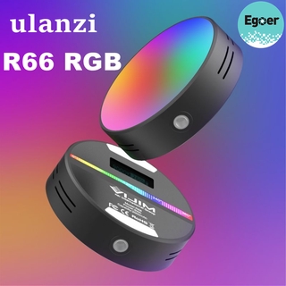 Ulanzi R66 RGB Portable Video Full Color Fill Light LED Photography Lighting Lamp 2500-9000K 2000mAh Mini Soft Light