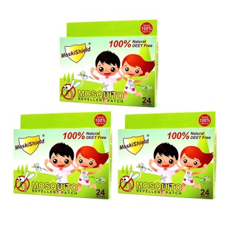 Moskishield Mosquito repellent patch 3 boxes protection against dengue