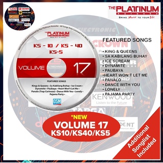 Platinum KS-5 Junior Lite, KS-10 Junior 2, KS-40 KBOX Volume 17 CD Update ORIGINAL