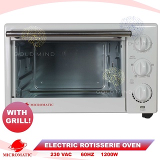 Kitchen Appliances□Micromatic Rotisserie Oven 19Liter 1200W