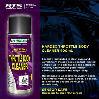 ✢▥✜Hardex Throttle Body And Mass Air Flow Sensor Cleaner 400Ml