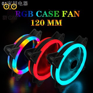▧rgb fan pc case fan3PCS 12MM Cooling fan | RGB Control LED PC Case Fan with Remote/Hub PC Cooler
