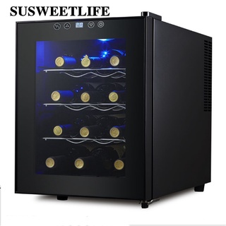 Household small freezer refrigerator red wine cabinet constant temperature wine cabinet red wine ref (4)
