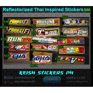 Thai Inspired Reflectorized Stickers-066