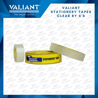 Valiant Stationery Tape Clear by 6's