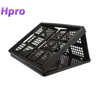 Foldable Bags▣℡☒Hpro foldable crate Collapsible Storage Box, Crate Car Backup Plastic Storage Box Go