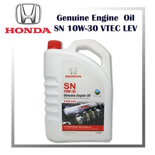 Genuine Honda SN 10W-30 Engine Oil VTEC-LEV 4 Liters (08232-P99-K4NP1)