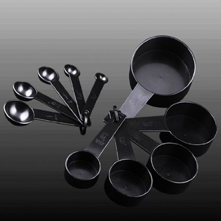 10pc Spoons Set Kitchen Cups Baking Cooking Kitchen Plastic