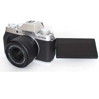 Fujifilm X-T200 Mirrorless Camera Kit lens 15-45mm Silver Free 16gb SD card (5)