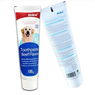 Pet Food❏™Bioline Toothpaste with Beef Flavor 100g