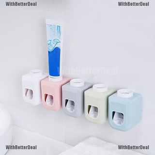 [BETTER] Automatic toothpaste dispenser Wall mounted toothpaste squeezer Toothpaste