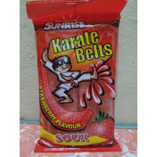 Karate Belt Sour Candy 30-38pcs per pack 160g