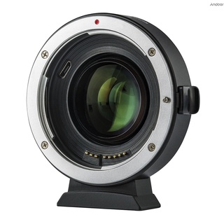 Viltrox EF-EOS M2 Auto Focus Lens Mount Adapter Ring 0.71X Focal Lenth Multiplier USB Upgrade