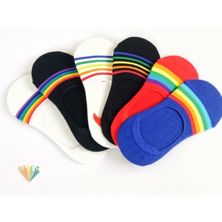 Original Korean Iconic Socks - Pride Rainbow Footsocks 1.0