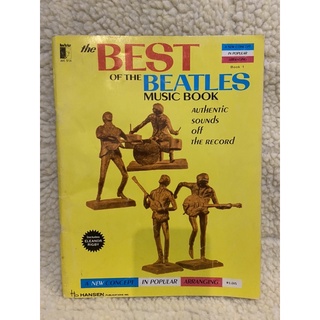 THE BEST OF THE BEATLES MUSIC BOOK, Book 1