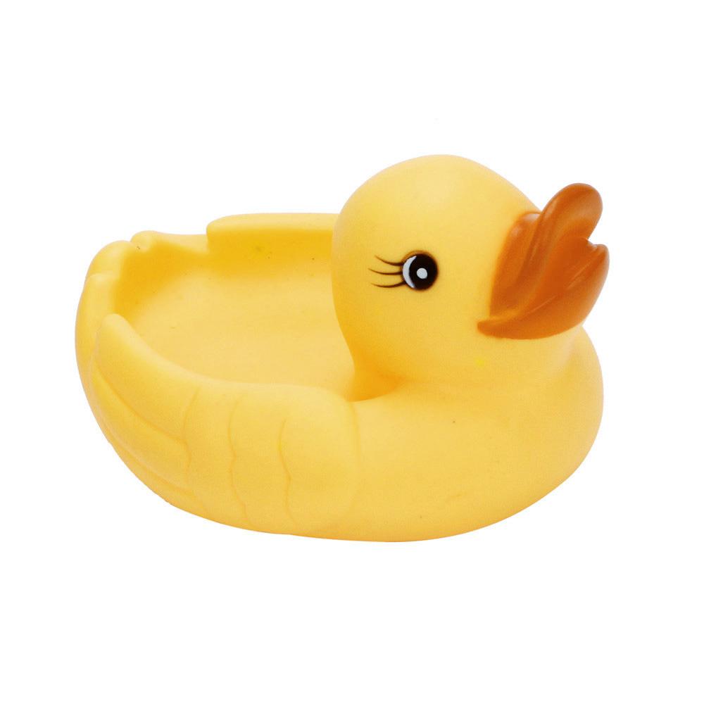 4pcs Rubber Race Squeaky Ducks Family Bath Toy (3)