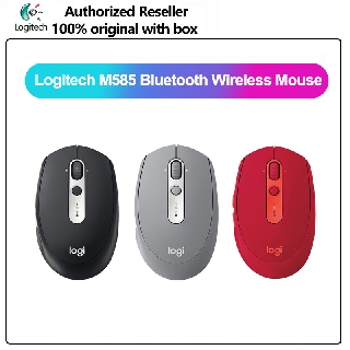 Logitech M585 Bluetooth Wireless Mouse Multi-Tasking Flow Curved Design Bluetooth Mouse Windows Mac Computer Novelty Mouse