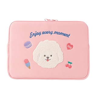 ARTBOX From Korea Pink Bichon 13 Inch Laptop Pouch Case CNY Gift
