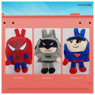 K2-shop super hero backpack bag for baby kids spider man Batman super man