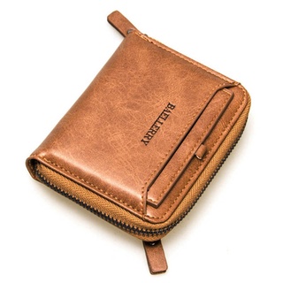 Baellerry Womens Wallet Card Holder Short Wallet For Women Wallet Mini With Zipper Multi Korean Plain PU Leather Wallet for Women