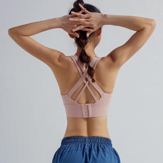 Shockproof Sports Bra Mesh Breathable Push Up Brassiere Wireless Yoga Bras Sport Tops Women Fitness Shirt Women Underwear