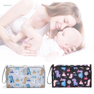 takewooz Newborns Foldable Waterproof Baby Diaper Changing Mat Portable Changing Pad Diaper Diaper Baby Changing for Home Travel