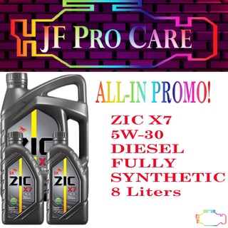 ✶SK ZIC X7 Diesel Fully Synthetic PCDO ( All-in Promo 5W-30 8 Liters)